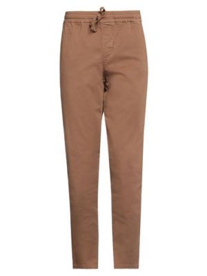 Pantalones de algodón Hydrogen marrón