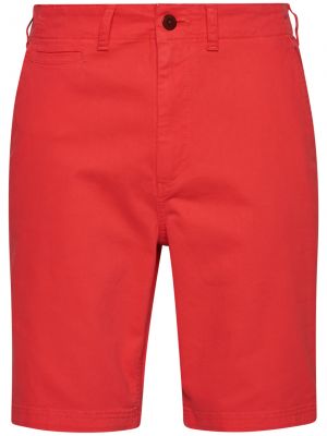Pantalon chino Superdry rouge
