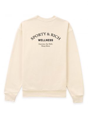 Sweatshirt mit print Sporty & Rich weiß