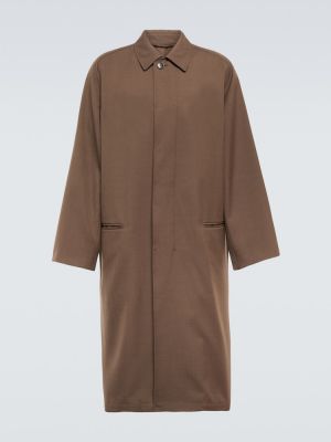 Cappotto di lana Lemaire marrone