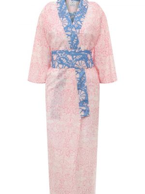 Платье с воротником Kleed Loungewear розовое