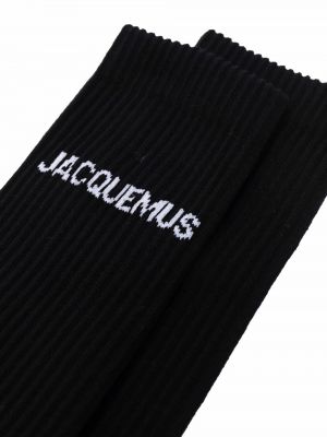 Chaussettes en tricot Jacquemus noir