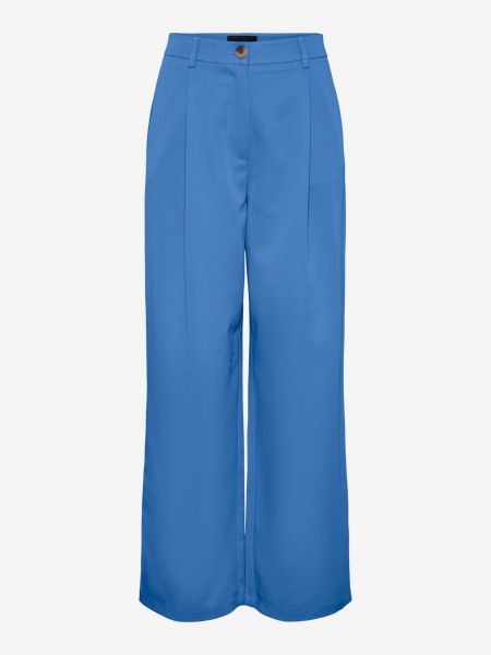 Kalhoty Pieces modré