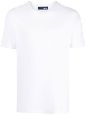 Tričko s okrúhlym výstrihom Lardini biela