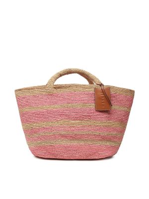 Плажна чанта Manebì розово
