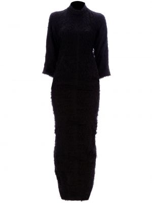Dlouhé šaty Rick Owens černé