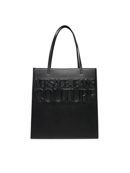 Shopper handtasche mit taschen Versace Jeans Couture schwarz