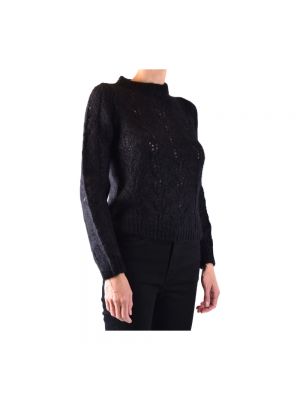 Sweter z okrągłym dekoltem Dondup czarny