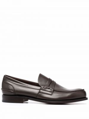 Skinn loafers Church's brun