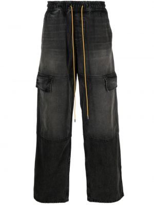 Plateau straight jeans Rhude schwarz