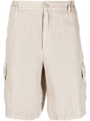 Leinen cargo shorts 120% Lino beige