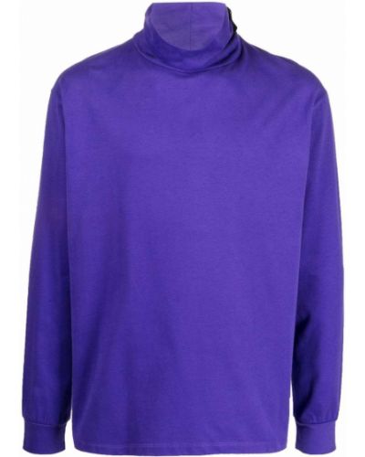Jersey de cuello vuelto de tela jersey Bally violeta