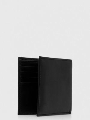 Portfel skórzany z nadrukiem Polo Ralph Lauren czarny