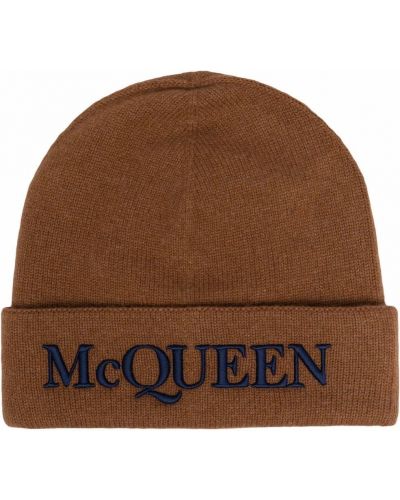 Brodert lue Alexander Mcqueen brun