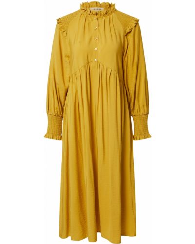 Košeľové šaty Edited žltá