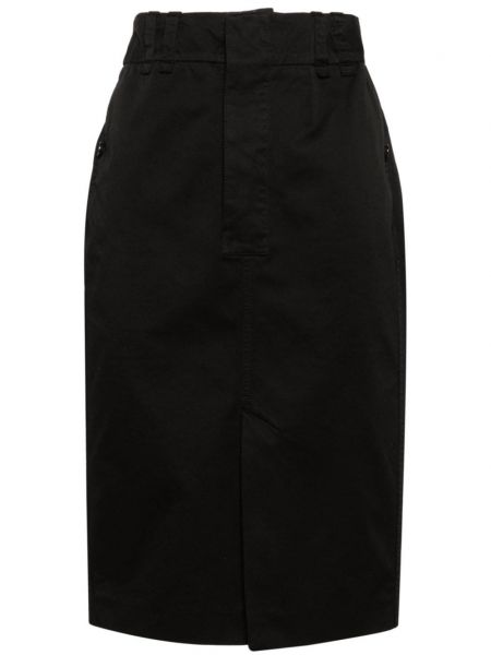 Suknja s prorezom Saint Laurent crna