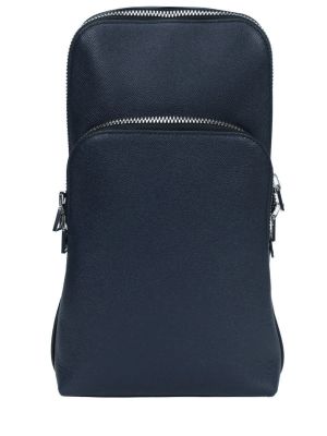 Кожаная сумка Tom Ford синяя