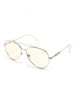 Sluneční brýle Burberry Eyewear stříbrné