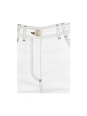 Skinny jeans Balmain weiß