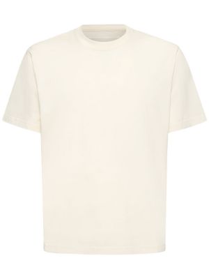 Camiseta de algodón de tela jersey Heron Preston blanco