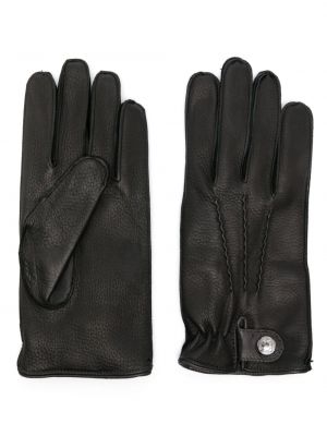 Mănuși din piele Corneliani negru