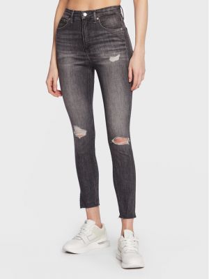 Дънки skinny fit Calvin Klein Jeans сиво