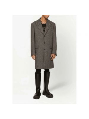 Abrigo de lana de espiga Dolce & Gabbana