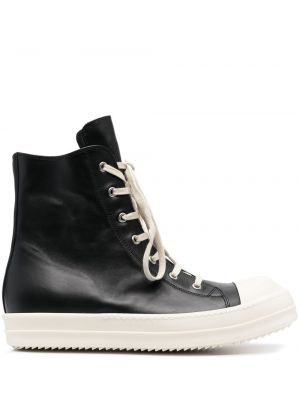 Sneakers i läder Rick Owens svart