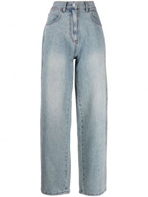 Bavlnené džínsy s rovným strihom Studio Tomboy modrá