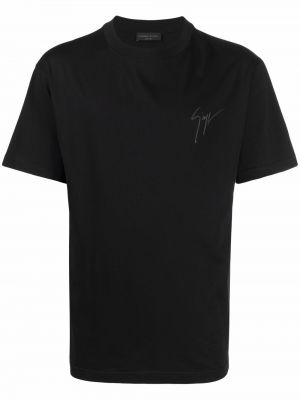 Camiseta con estampado Giuseppe Zanotti negro