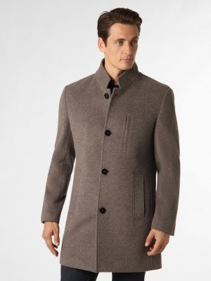Szary krótki płaszcz Finshley & Harding