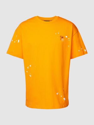 Koszulka z nadrukiem Elias Rumelis pomarańczowa