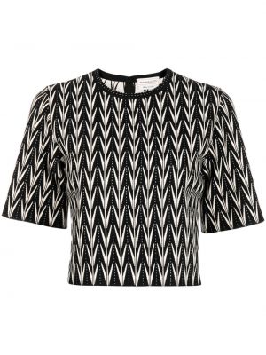 Crop top Alexander Mcqueen svart