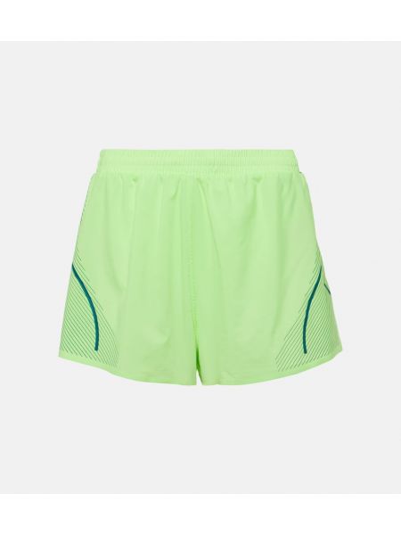 Pantaloncini sportivi con motivo a stelle Adidas By Stella Mccartney verde