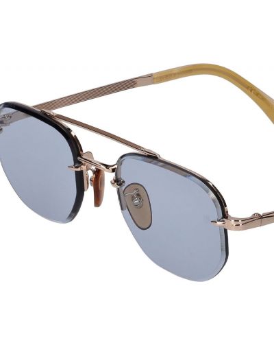 Okulary przeciwsłoneczne ze stali chirurgicznej Db Eyewear By David Beckham beżowe