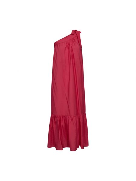 Sukienka midi asymetryczna Co'couture czerwona