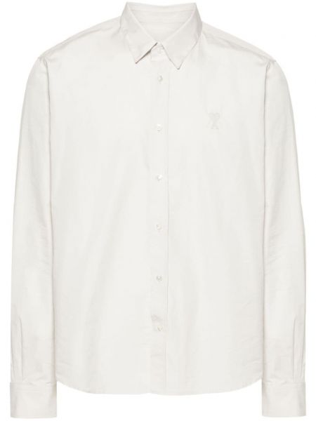 Koszula bawełniana Ami Paris biała
