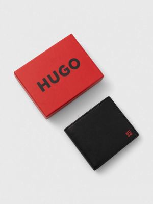 Bőr pénztárca Hugo Red