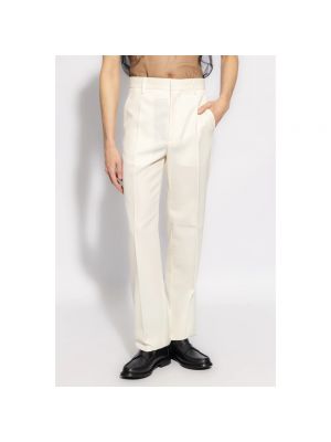 Pantalones chinos plisados Dsquared2 beige