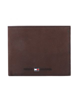 Πορτοφόλι με τσέπες Tommy Hilfiger καφέ