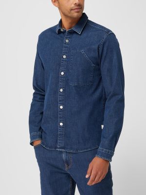 Koszula jeansowa relaxed fit Tom Tailor Denim niebieska