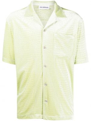 Рубашка жаккардовая Han Kjobenhavn, зеленая