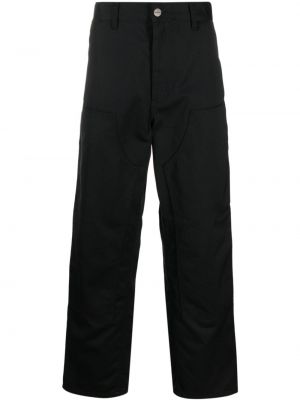 Rovné kalhoty Carhartt Wip černé