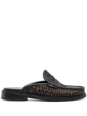 Pantofi loafer cu imagine Moschino