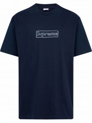 Тениска Supreme синьо