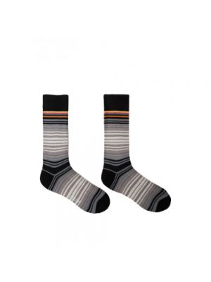 Calcetines a rayas Paul Smith negro