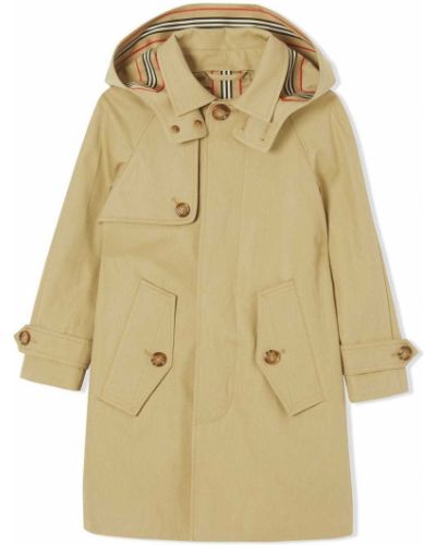 Hætte trenchcoat for piger Burberry Kids