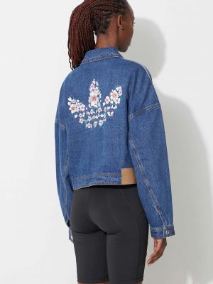 Traper jakna oversized Adidas Originals plava