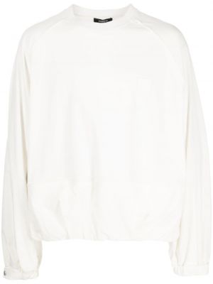 Sweatshirt mit rundem ausschnitt Songzio weiß