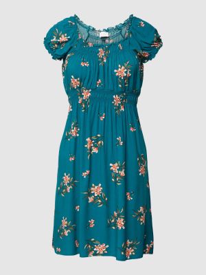 Sukienka mini z nadrukiem Apricot zielona